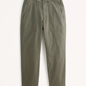 Abercrombie & Fitch Fixed Waist Herringbone Pant